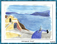 Aquarell - Kreta