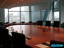 Blick aus dem Kabinettsaal zum Reichstag