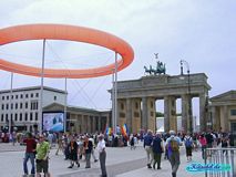 Heiligenschein vorm Brandenburger Tor