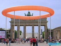 Heiligenschein vorm Brandenburger Tor