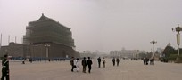 Qianmen - eingerüstet zur Sanierung für Olympia 2008