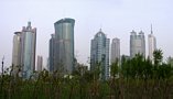 moderne Hochhäuser in Pudong
