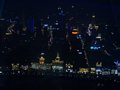 Blick vom Huangpu-Fluss über den Bund bis zur Nanjing Straße und dem Volksplatz.