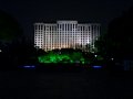das Rathaus bei Nacht