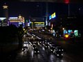 auch nachts nimmt der der Verkehr kaum ein Ende