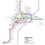 Das aktuelle Shanghaier U-Bahn Netz (Stand April 2006)